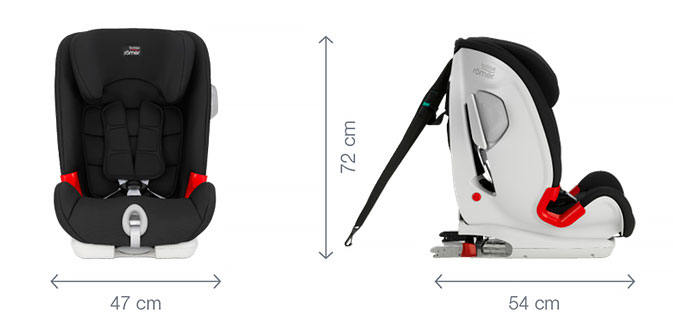 Britax Römer Advansafix III SICT - size