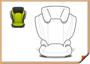 Раскрась детское автокресло: придумай что-то необычное!