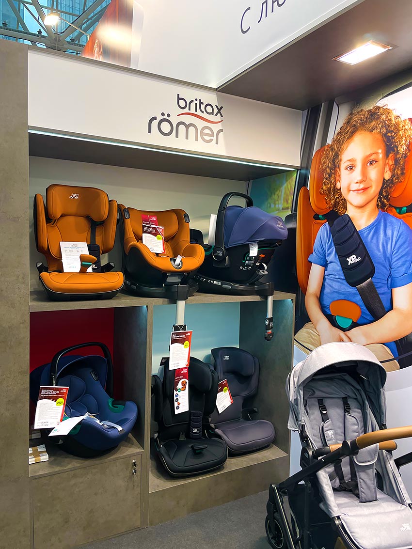 Мир-детства 2021 - стенд ЭДМ, Britax Römer