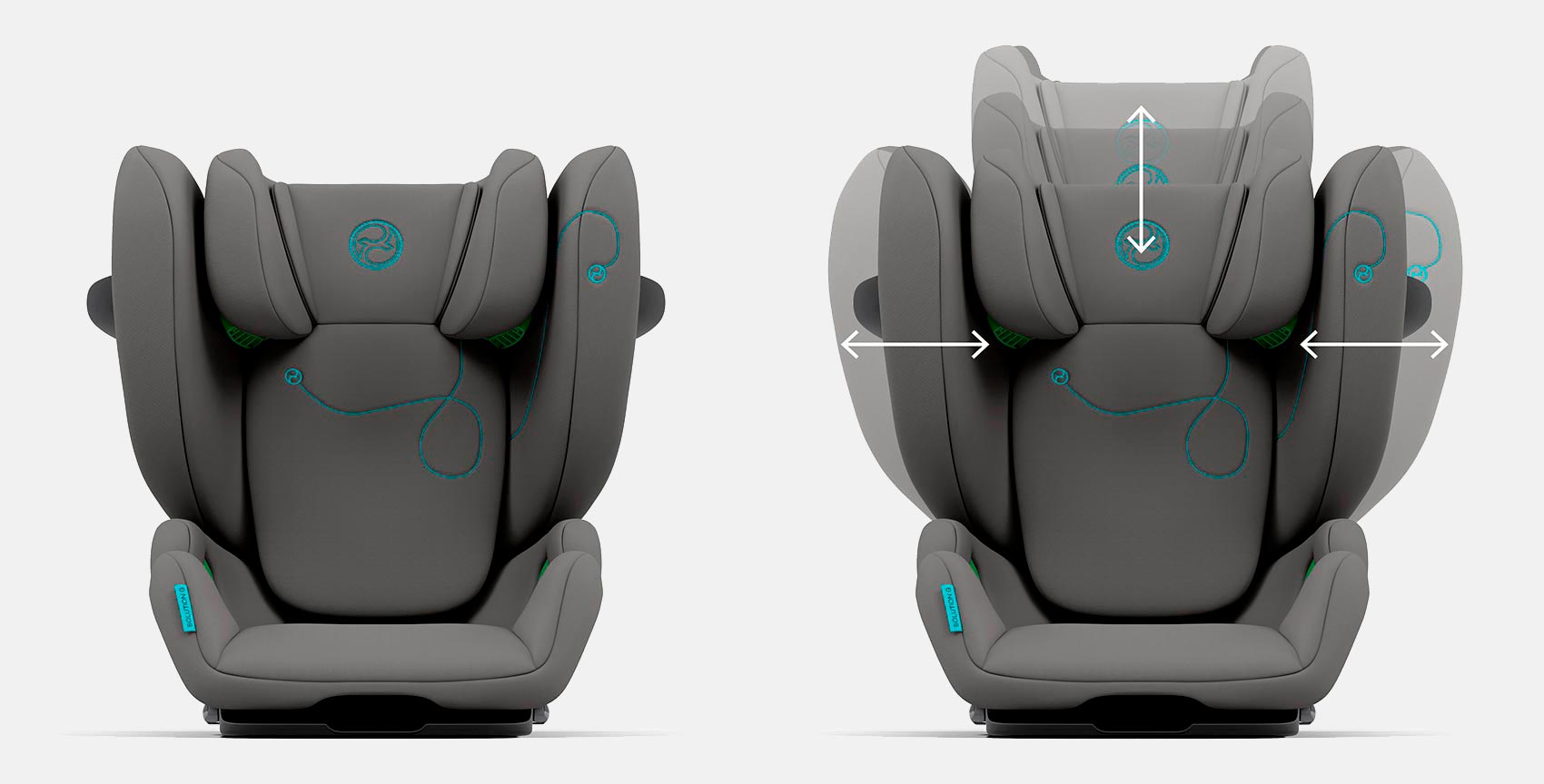 Cybex Solution G i-Fix - вид спереди