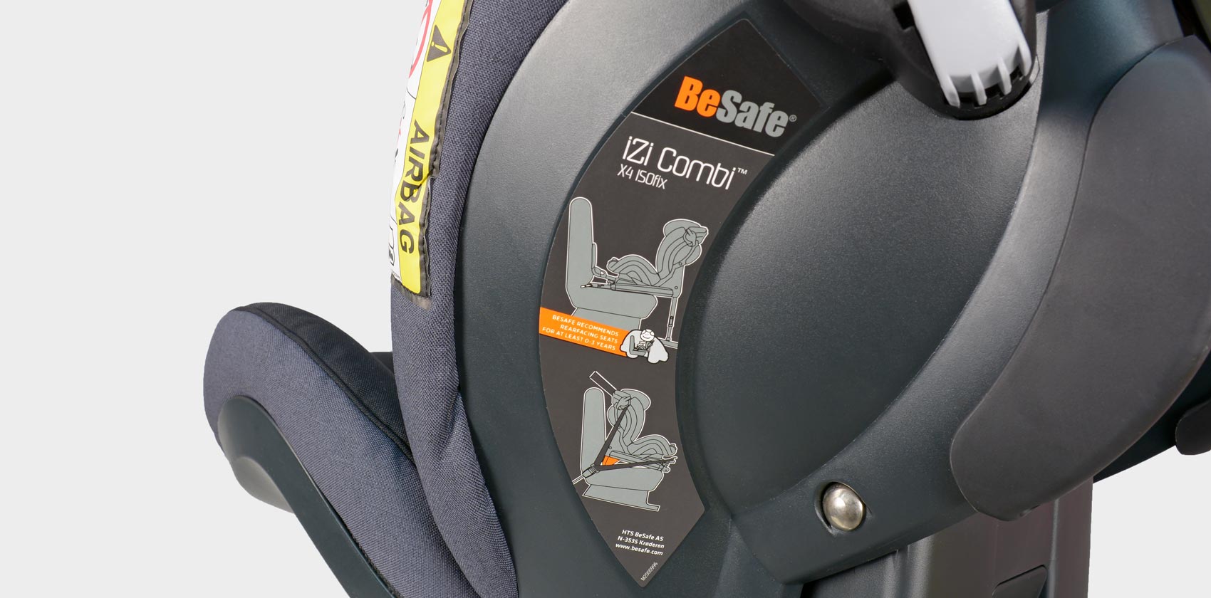 BeSafe iZi Combi X4 Isofix инструкция на корпусе