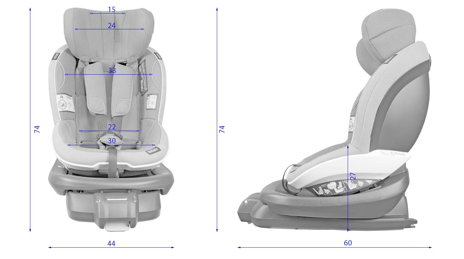 BeSafe iZi Modular i-Size габариты