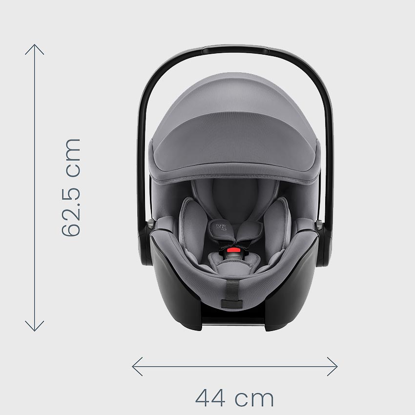 Britax Römer Baby Safe 5Z - габариты, вид спереди