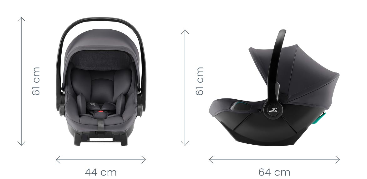 Britax Römer Baby-Safe Core - размеры