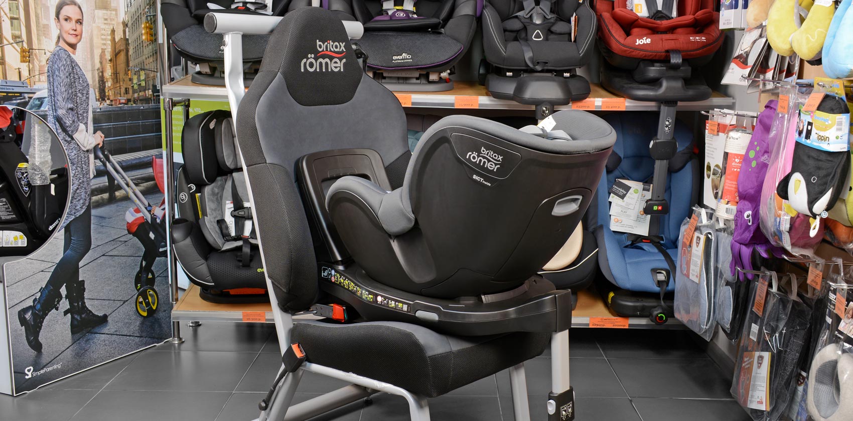 Britax Römer Dualfix i-Size установка против хода движения