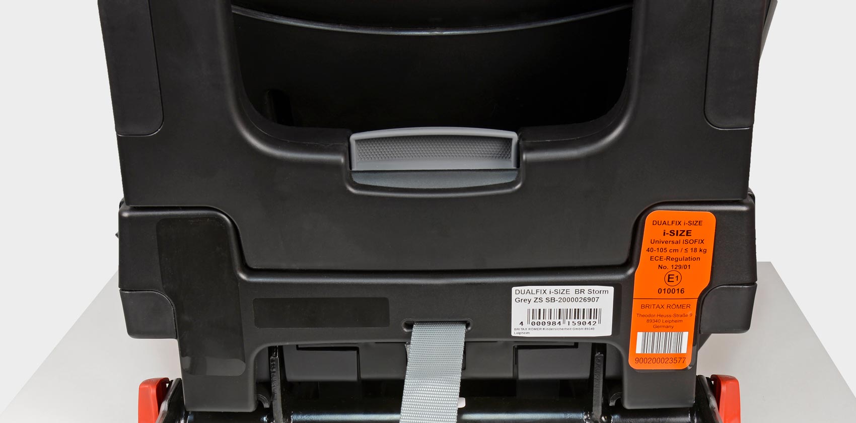 Britax Römer Dualfix i-Size клавиша регулировки опоры