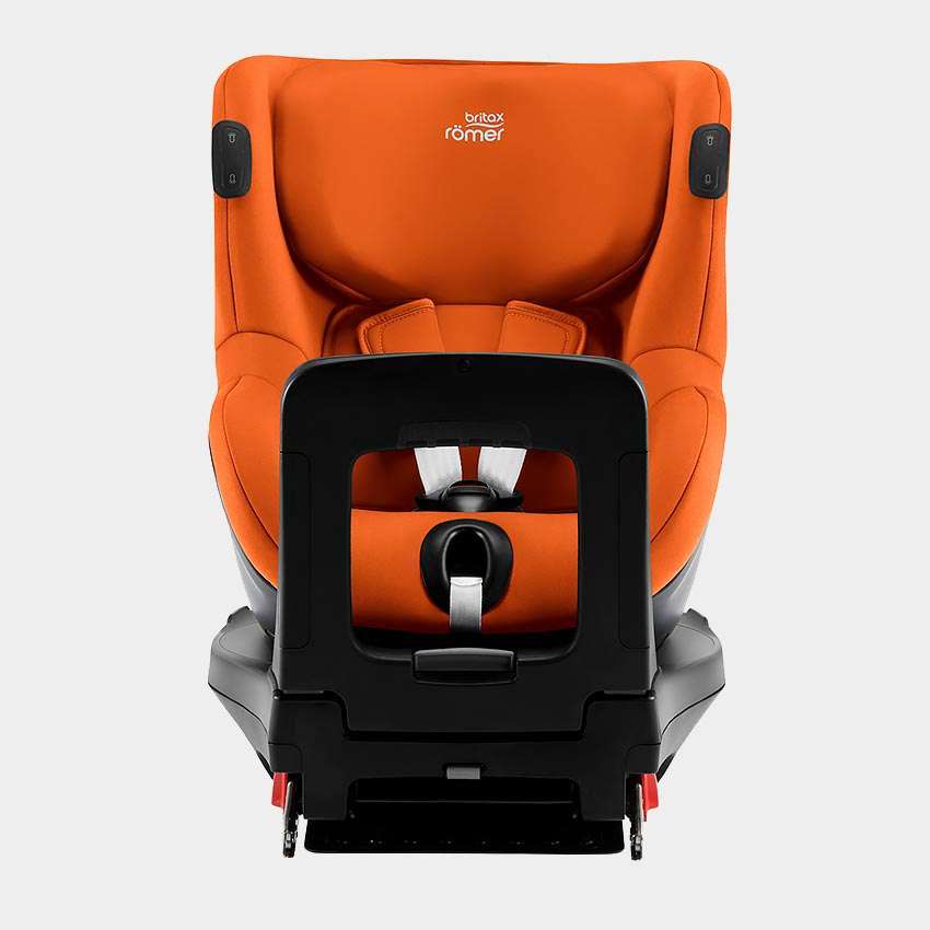 Britax Römer Dualfix isense - спереди на базе