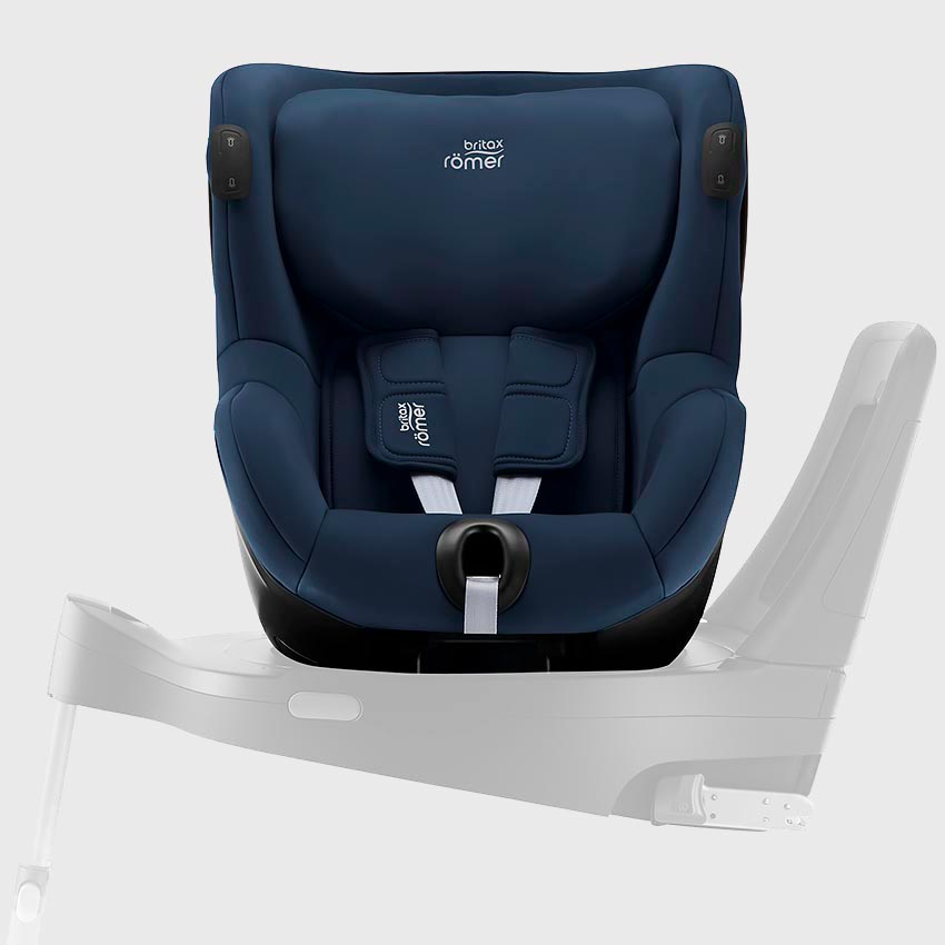 Britax Römer Dualfix isense - спереди на базе