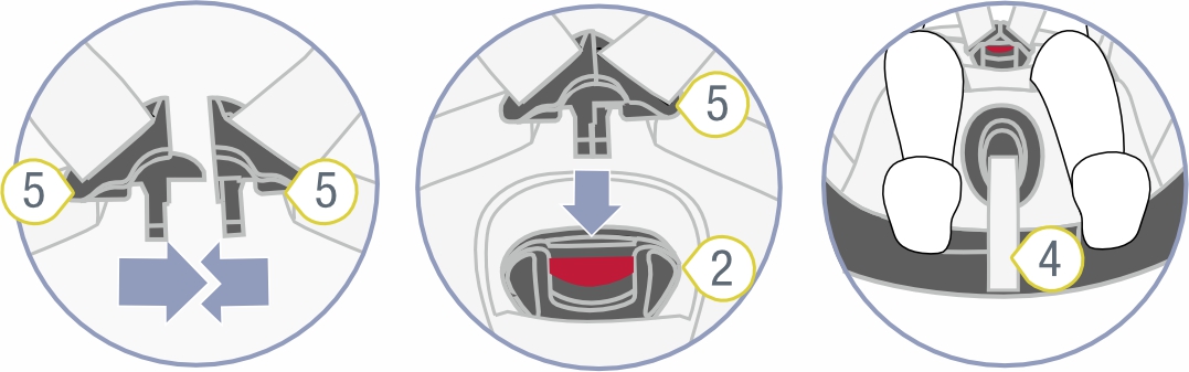 Инструкция к Britax Römer Dualfix Pro M Пристёгивание ребёнка