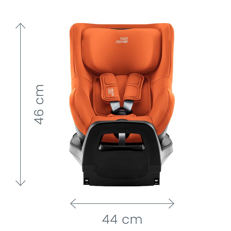 Britax Römer Dualfix Pro - размер спереди