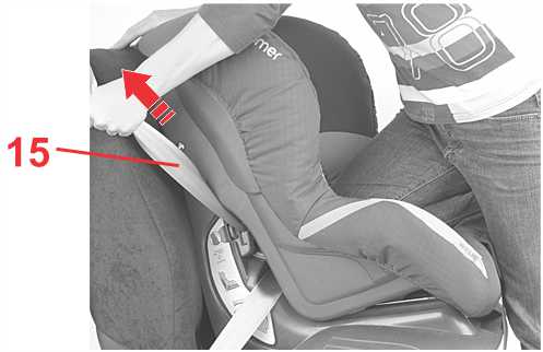 Инструкция к Britax Römer Eclipse Установка с 3-точечным ремнем безопасности