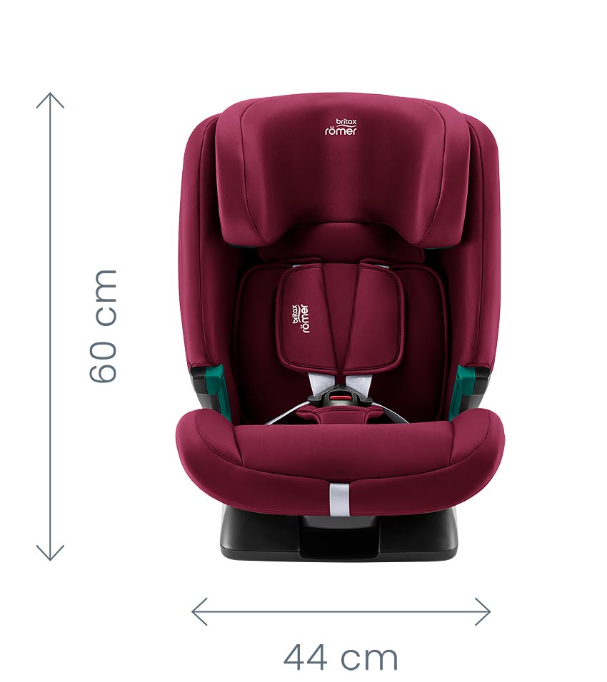 Britax Römer Evolvafix - габариты спереди