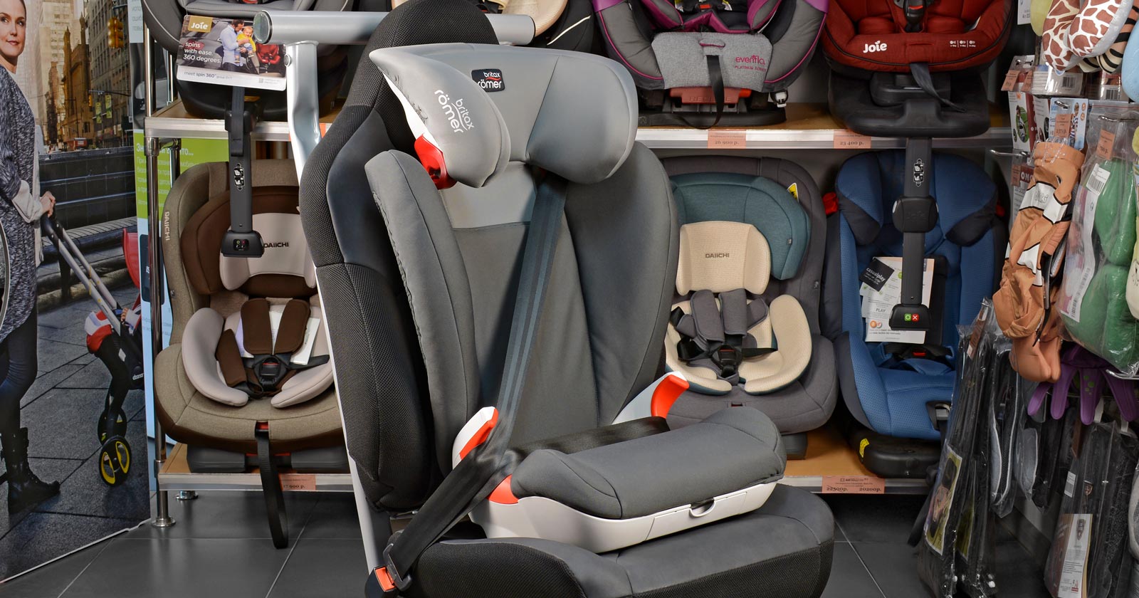 Britax Römer Kid II крепление ремнем