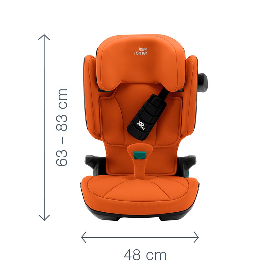 Britax Römer Kidfix i-Size - размеры спереди