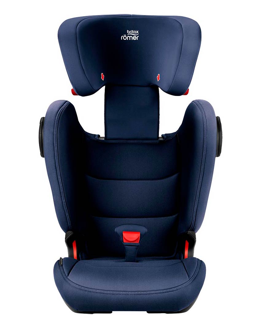 Britax Römer Kidfix II XP - вид спереди с поднятым подголовником