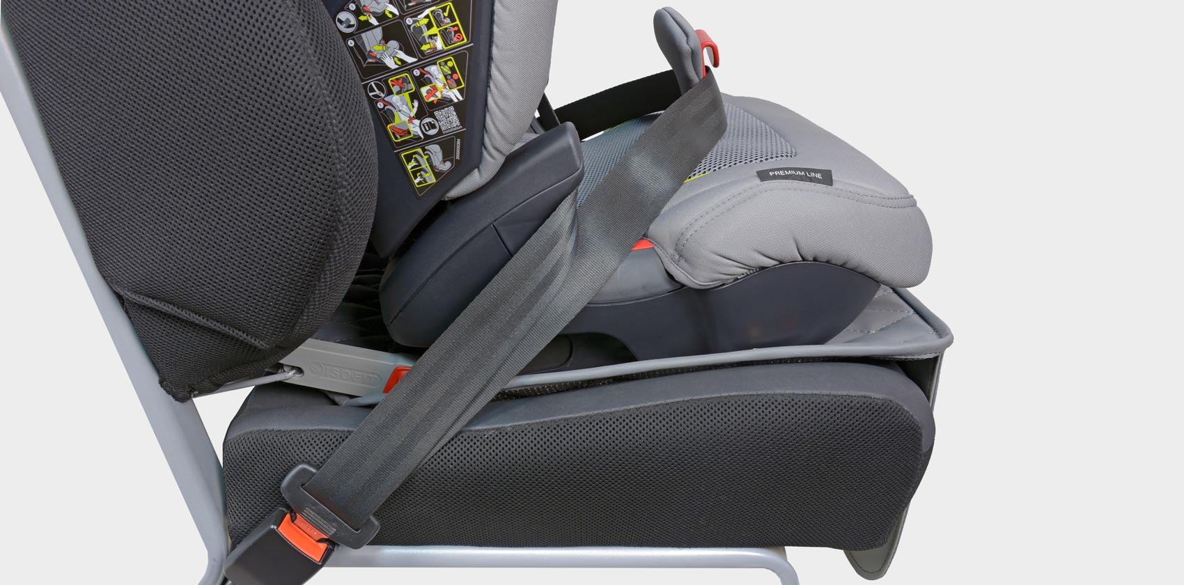 Britax Römer Kidfix III S фиксация ремнём