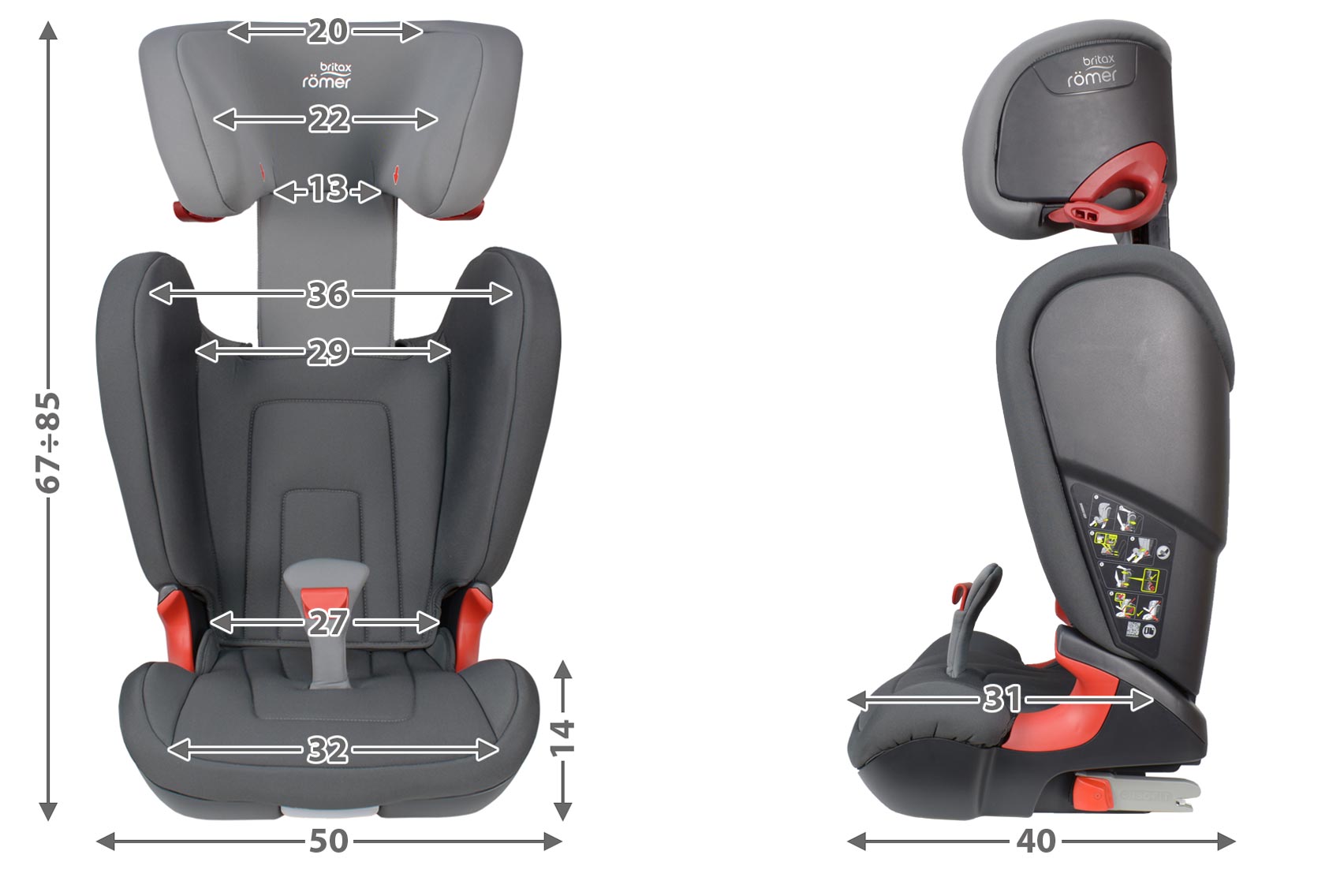 Britax Römer Kidfix2 R каркас автокресла