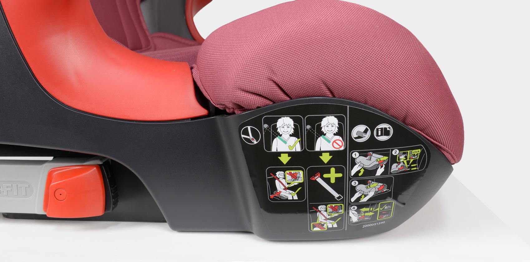 Britax Römer Kidfix2 S инструкция на корпусе бустера