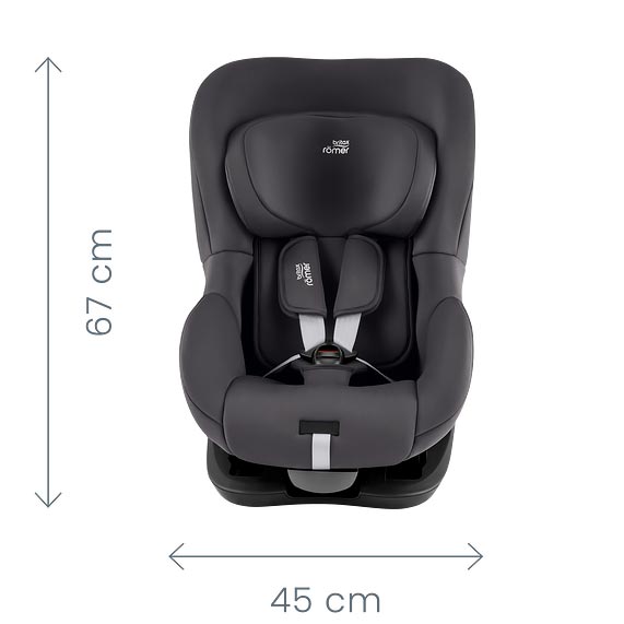 Britax Römer King Pro - габариты спереди