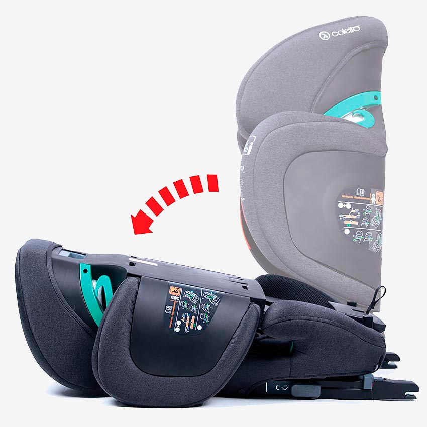 Coletto Avola isofix - складывание