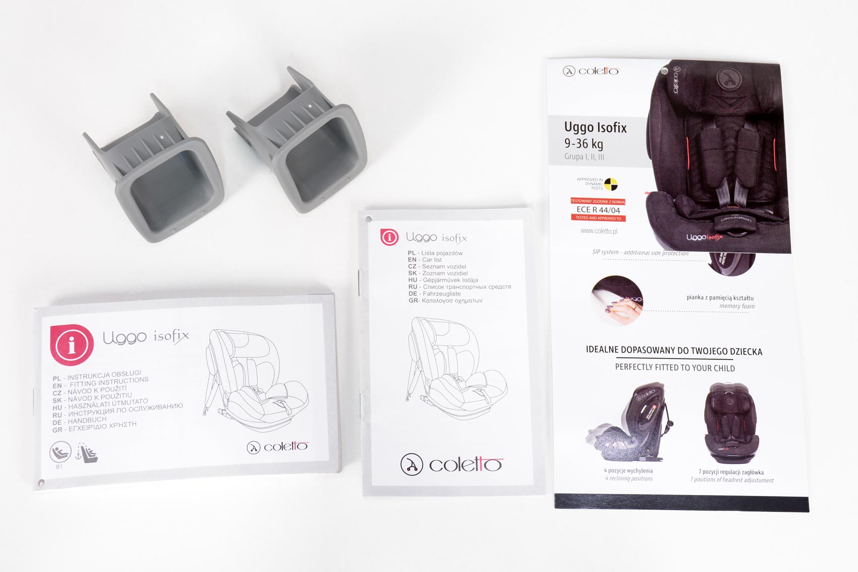 Coletto Uggo isofix инструкции