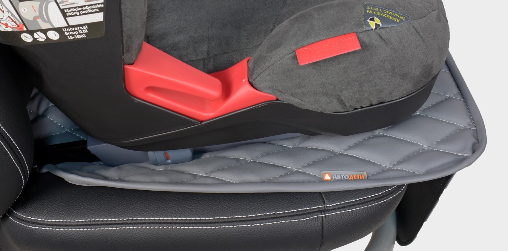 Coletto Zafiro isofix защитный коврик под автокресло Автодети