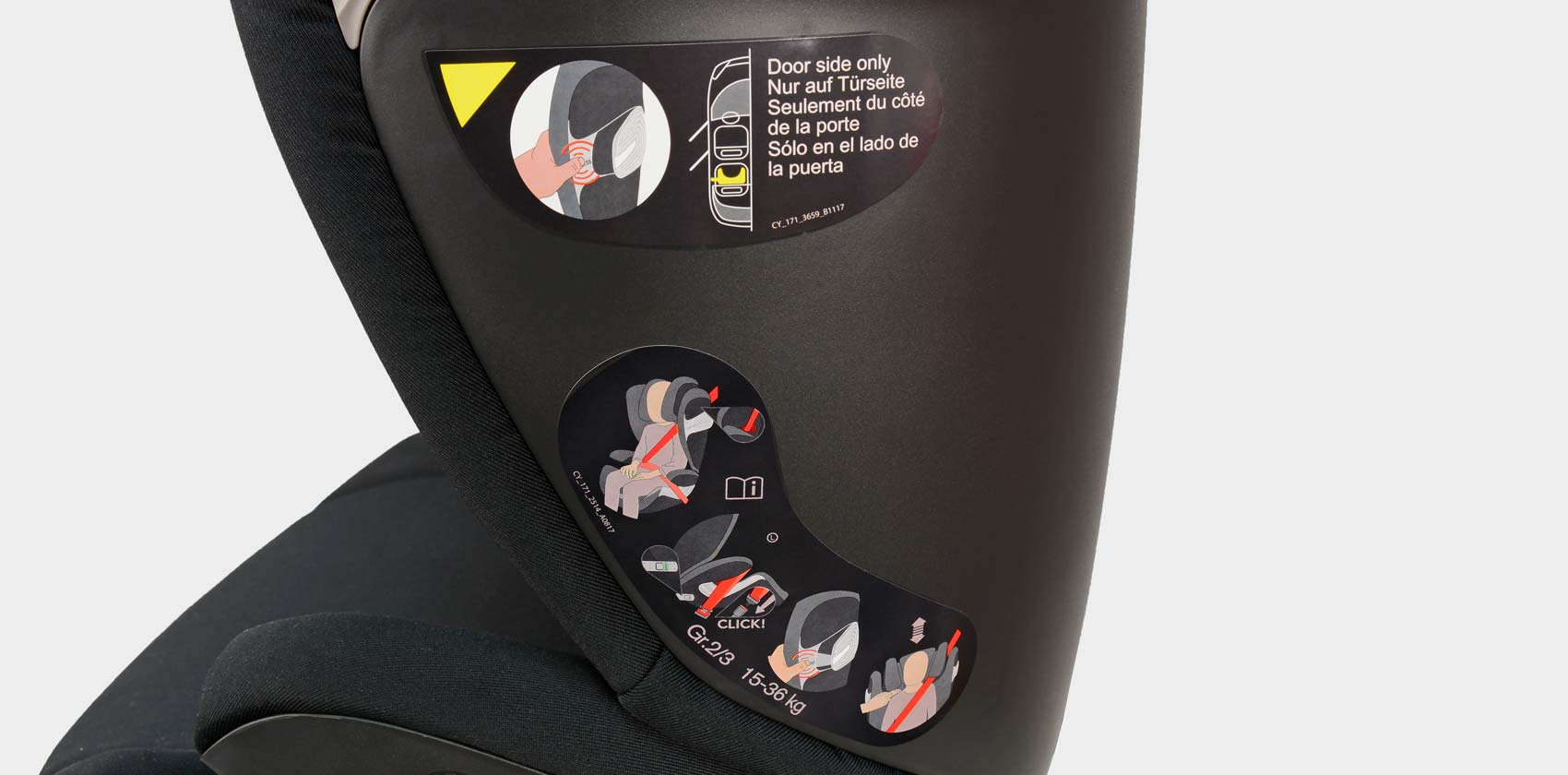 Cybex Solution S-fix инструкция на корпусе