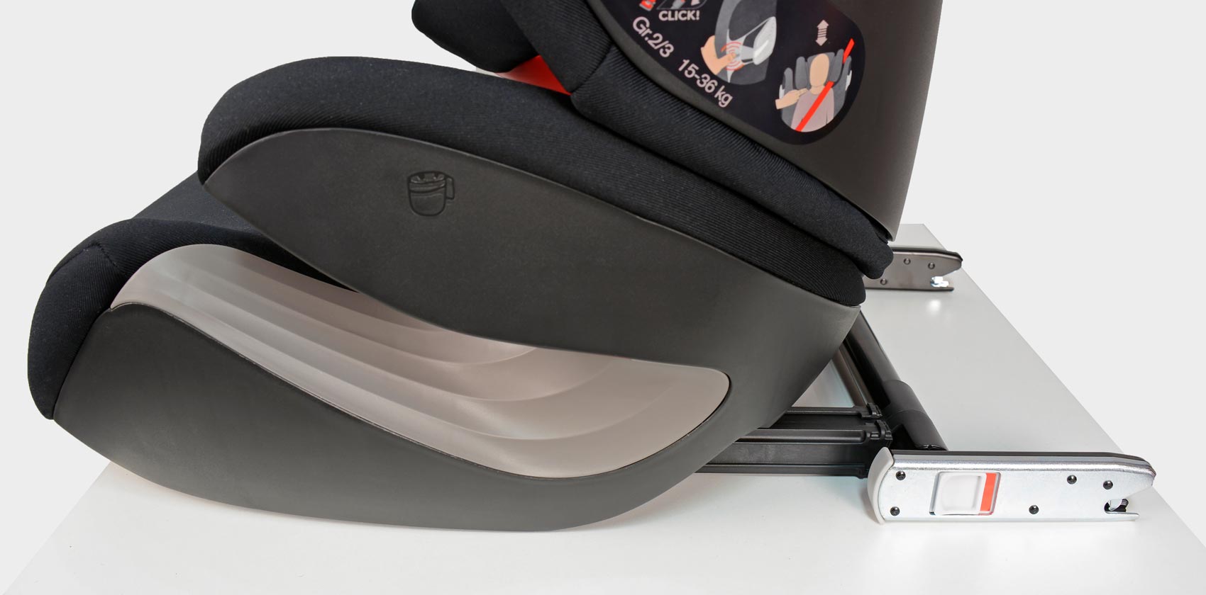 Cybex Solution S-fix максимально выдвинутые крепления isofix