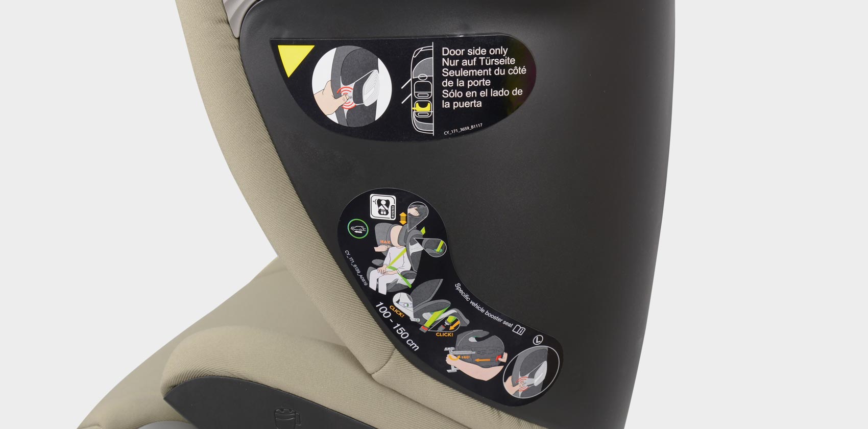 Cybex Solution S i-Fix инструкция на корпусе