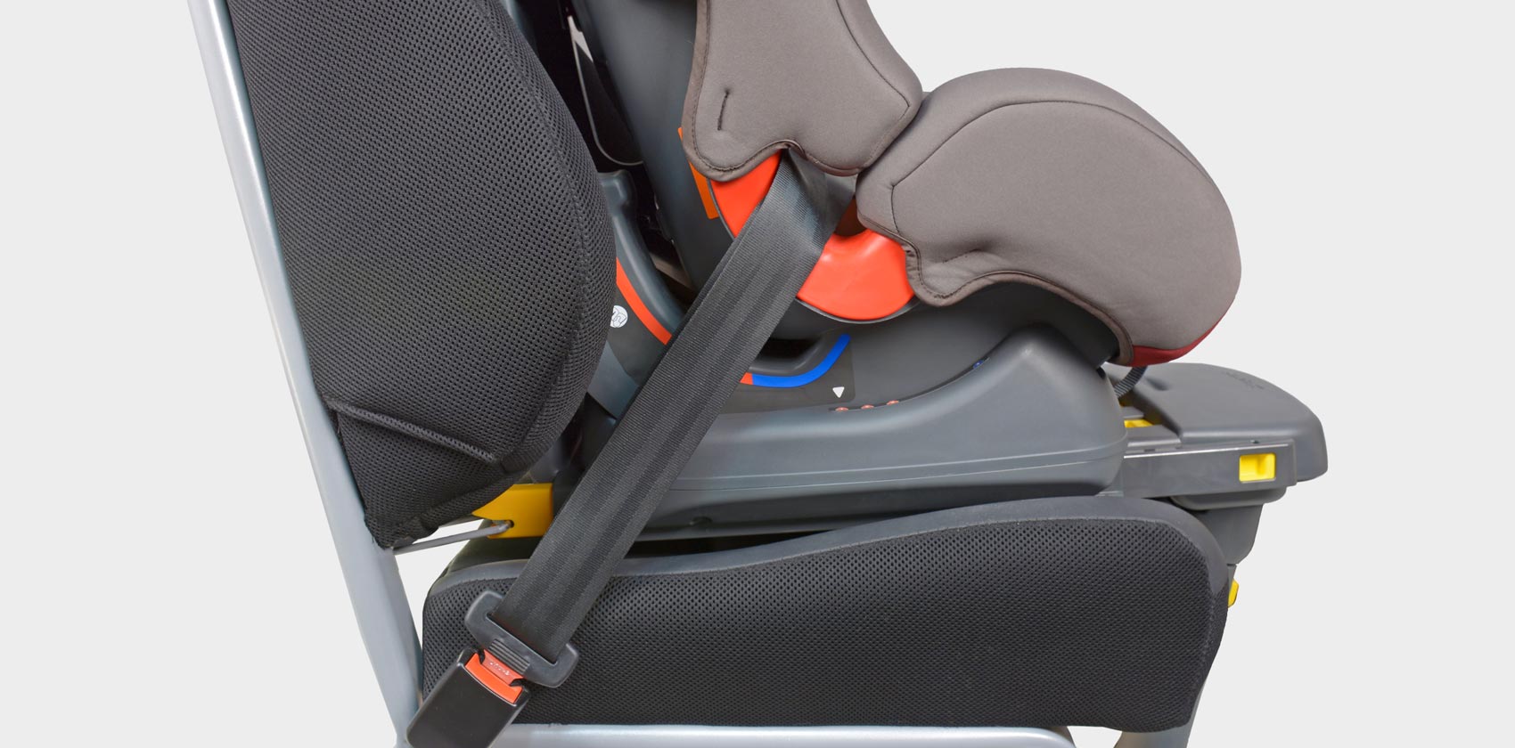 Daiichi First 7 isofix фиксация ребёнка штатным ремнём автомобиля