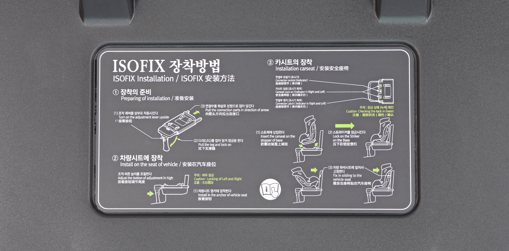 Daiichi First 7 Plus isofix инструкции на базе