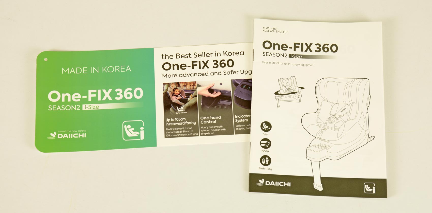 Daiichi One-Fix 360 Season2 i-Size инструкции