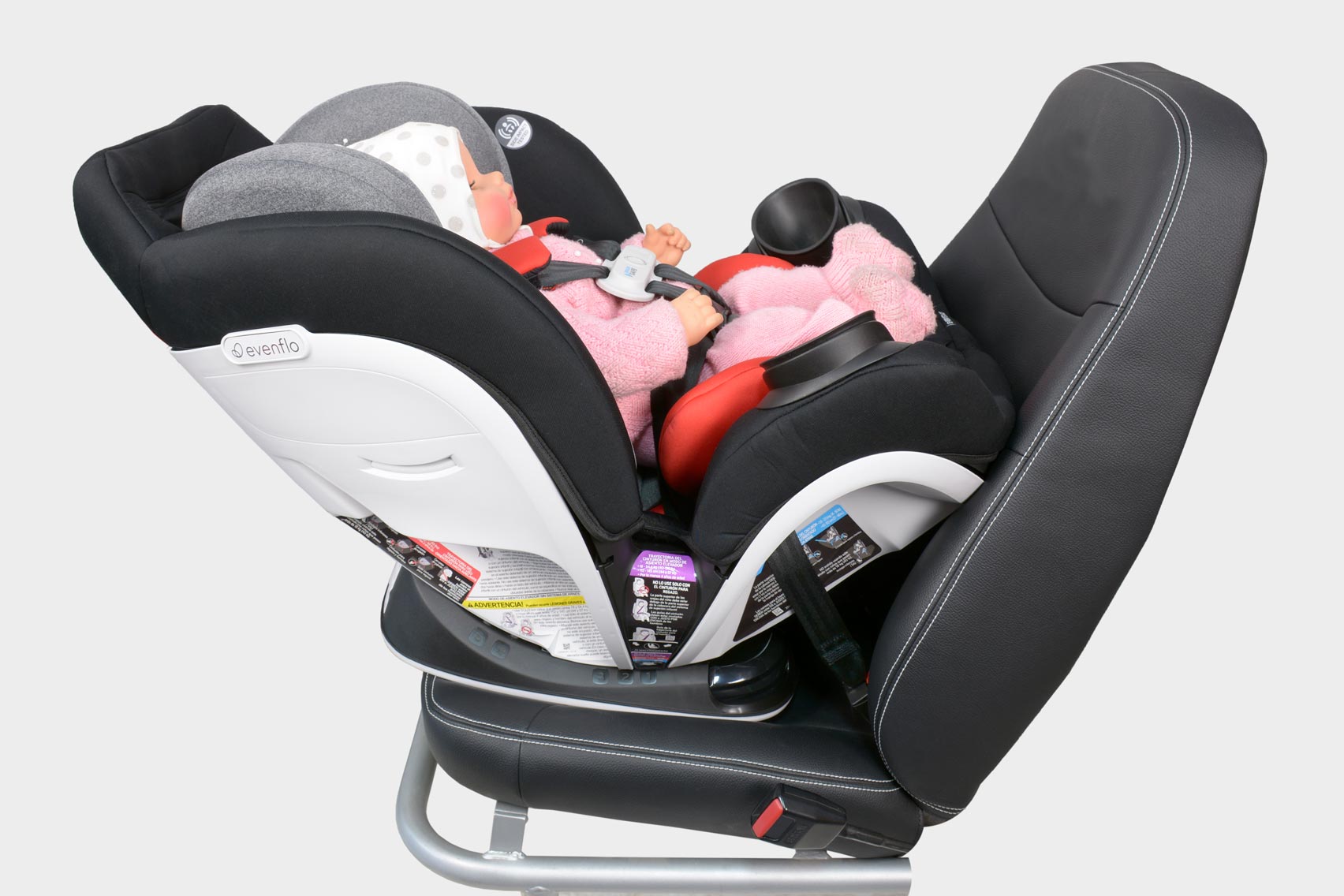 Evenflo EveryStage DLX Установка против хода движения: Группа 0 + (от рождения до 13-18 кг)