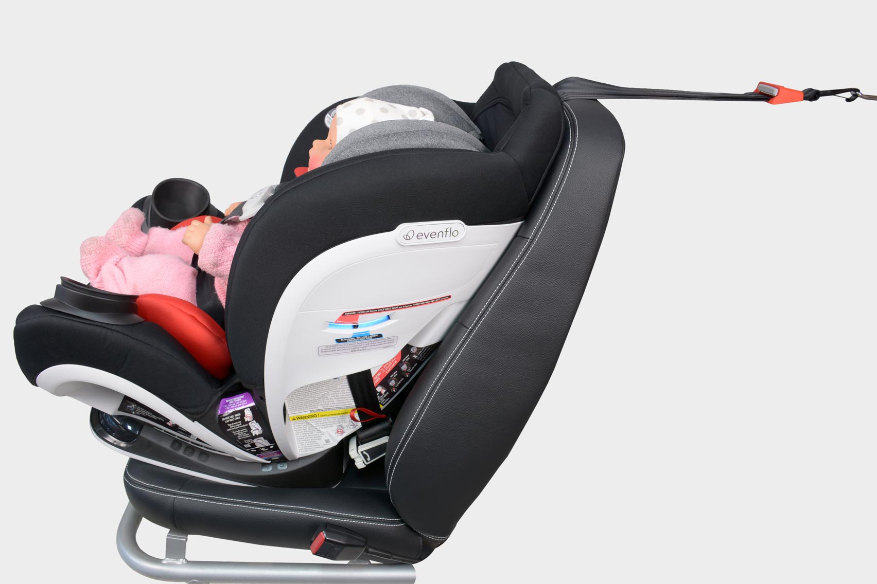 Evenflo EveryStage DLX Установка по ходу движения: Группа 1 (от 9 до 18 кг)