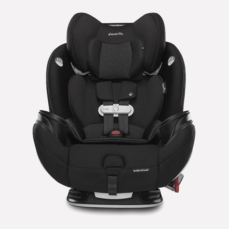 Evenflo EveryStage DLX - вид спереди, наклон