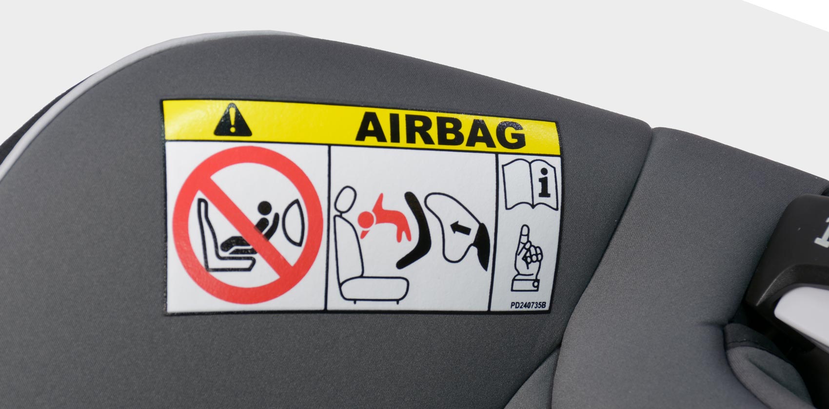 Graco SlimFit LX предупреждение по AIRBAG