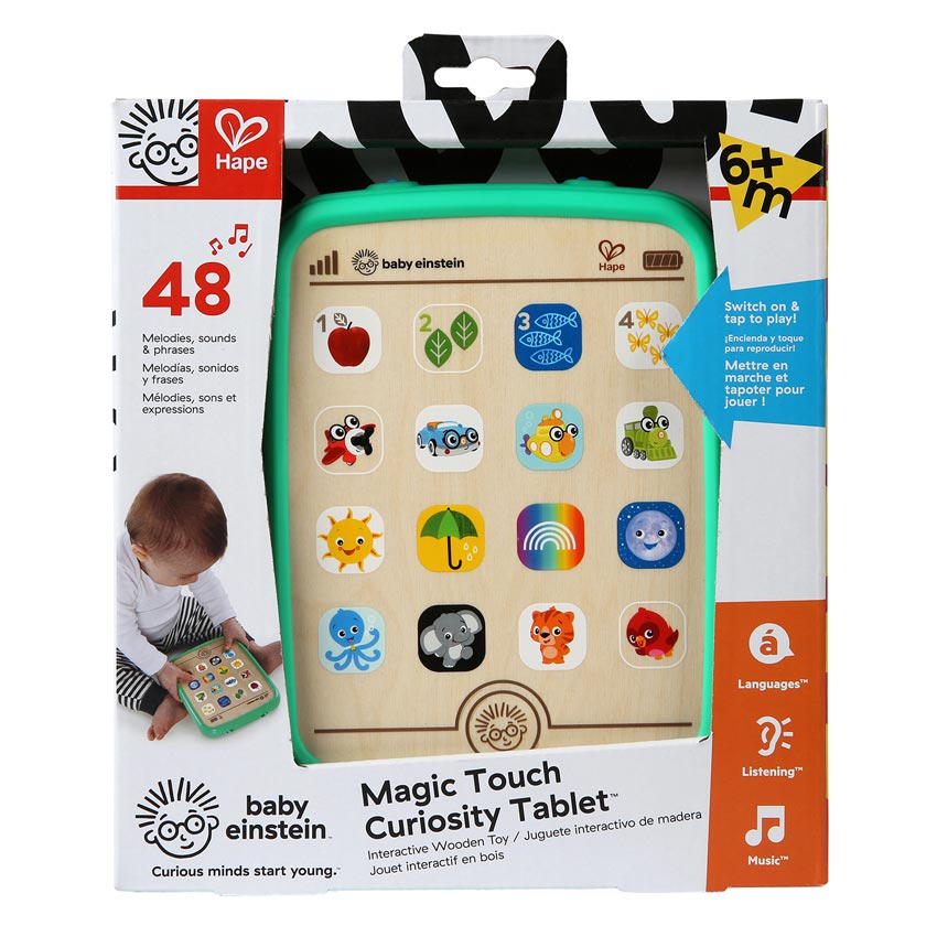 Hape Музыкальная развивающая игрушка для малышей Планшет