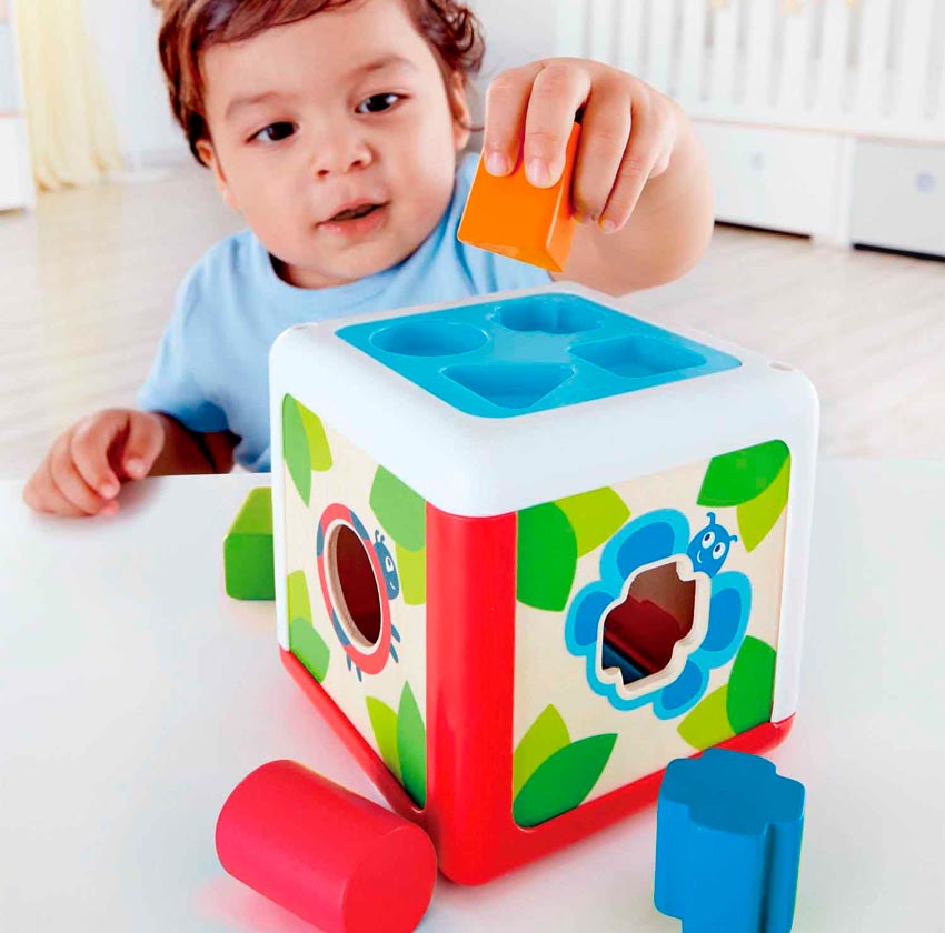 Hape Cортер кубик Цветные соты