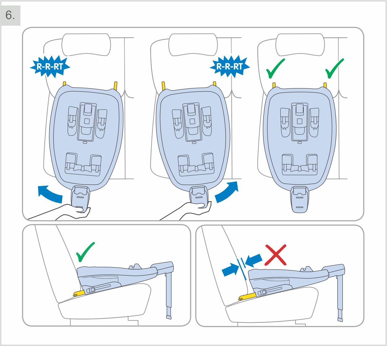 Инструкция к Maxi-Cosi Beryl Установка базы с помощью isofix