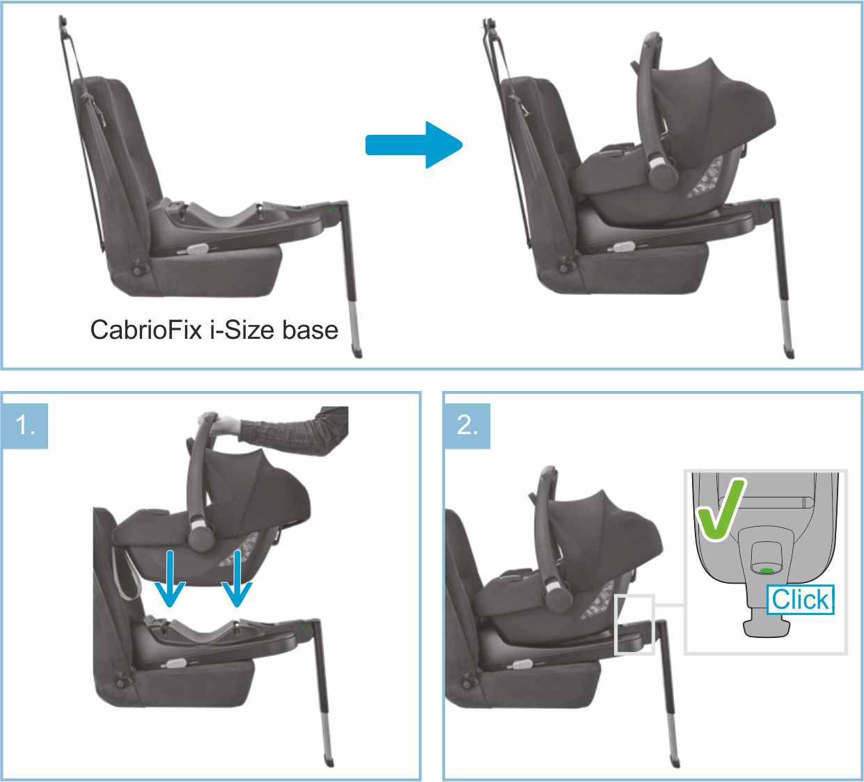 Инструкция к Cabriofix i-Size Установка на базу