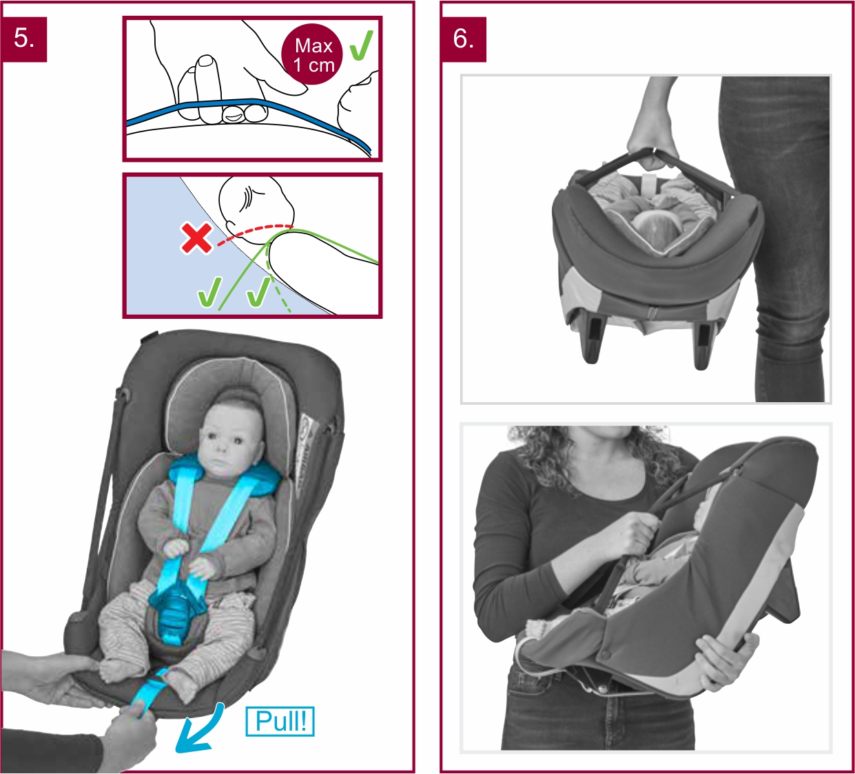 Инструкция к Maxi-Cosi Coral Регулировка ремней