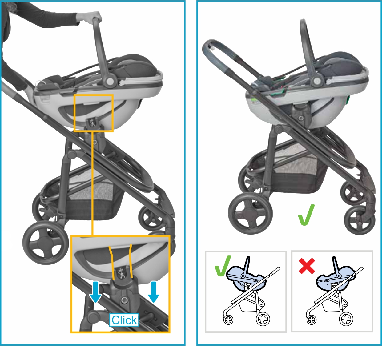 Инструкция к Maxi-Cosi Coral Прогулочная детская коляска и автокресло