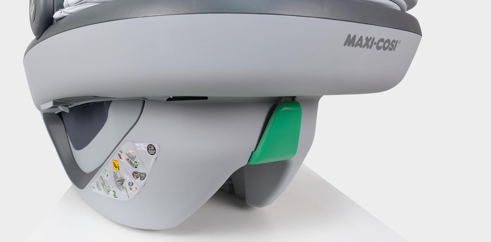 Maxi-Cosi Coral 360 установка ремнём