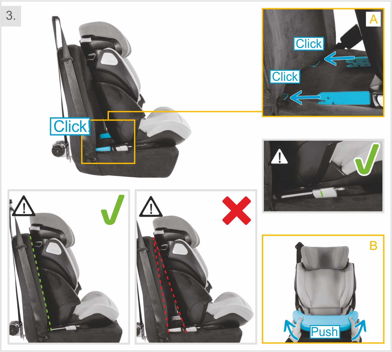 Инструкция к Maxi-Cosi Kore i-Size Крепление ремнём + isofix