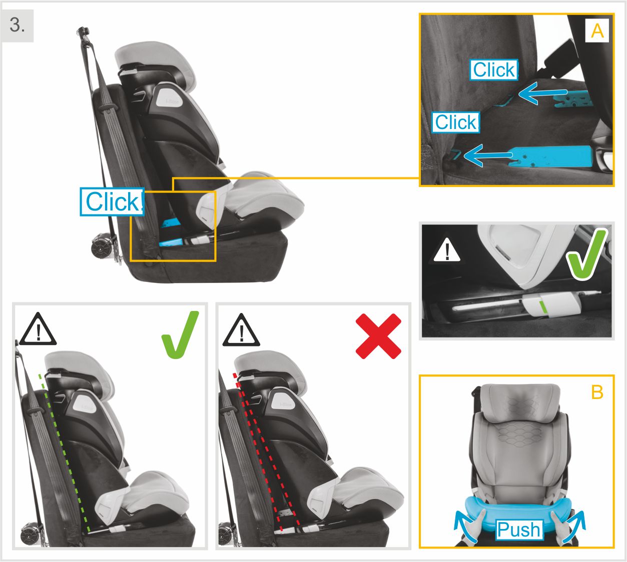 Инструкция к Maxi-Cosi Kore Pro i-Size Крепление ремнём + isofix