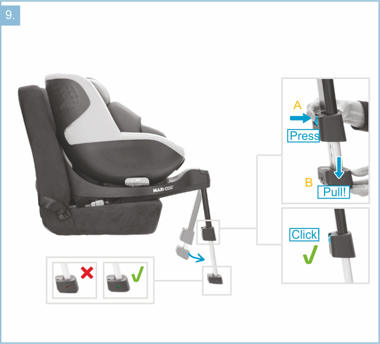 Инструкция к Maxi-Cosi Mica Pro Eco i-Size Установка в автомобиле