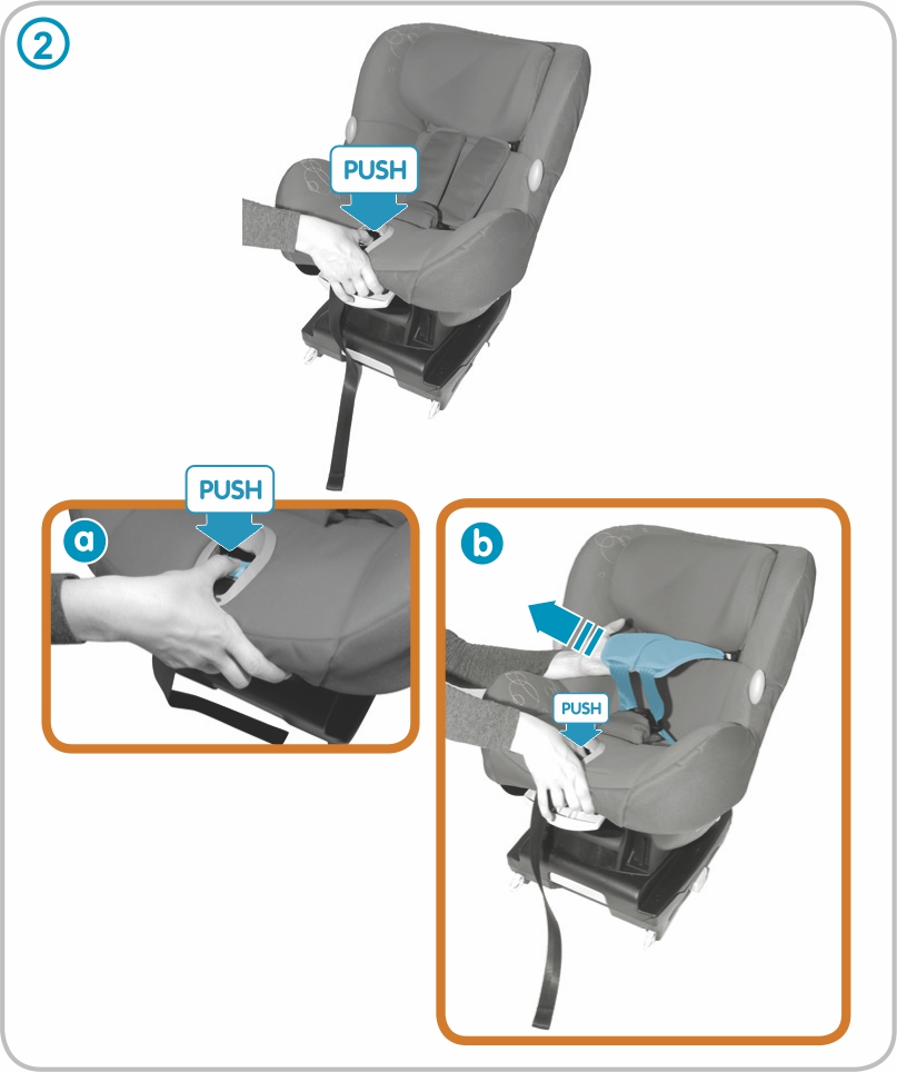 Инструкция к Maxi Cosi MiloFix Регулировка ремней