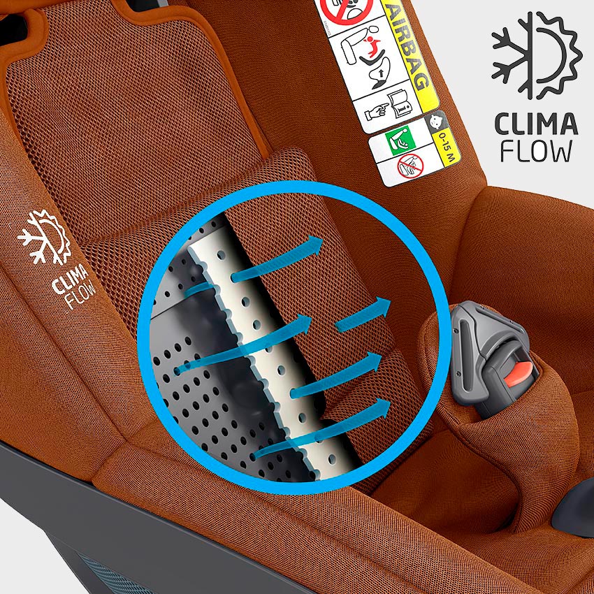 Maxi-Cosi Pearl 360 - система ClimaFlow