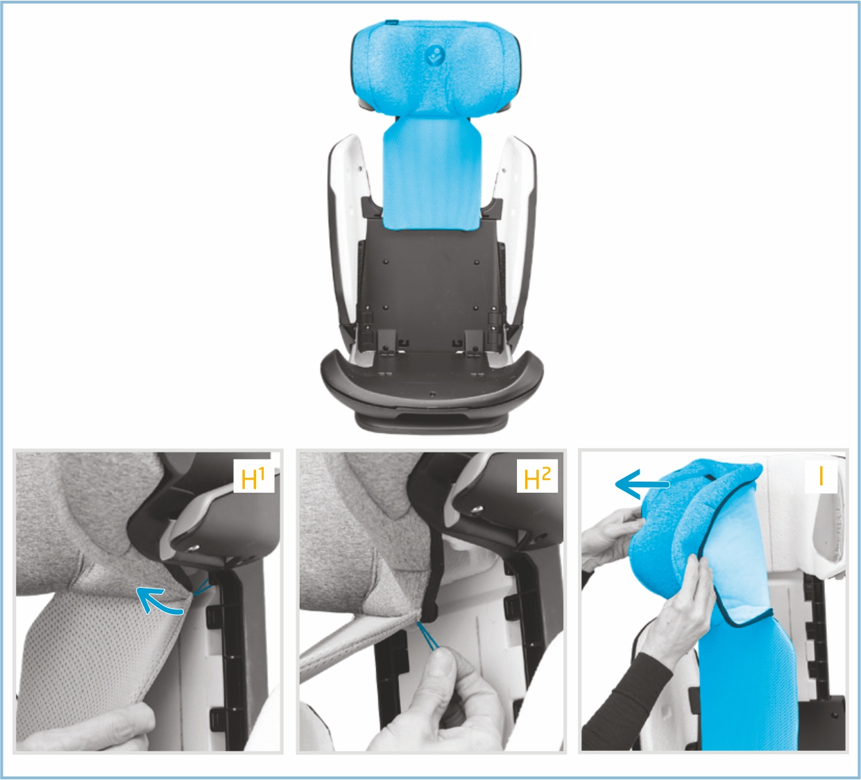 Инструкция к Maxi-Cosi RodiFix Pro i-Size снятие чехла