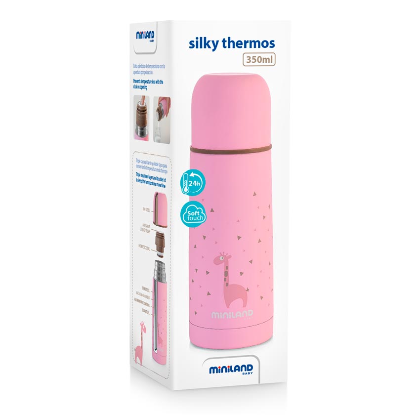 Miniland Термос для жидкостей Miniland Silky Thermos, 350 мл